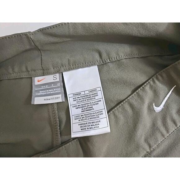 Nike ~Woman Size S~ Khaki Green Olive Capris Hiking Pockets Climbing Pants. - Picture 7 of 13